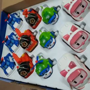 Bộ 4 xe biến hình robocar- policar