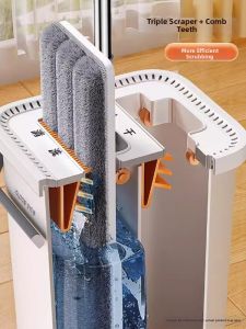 JOYBOS | Easy Cleaning No Hands Wash Dry Wet Mop
