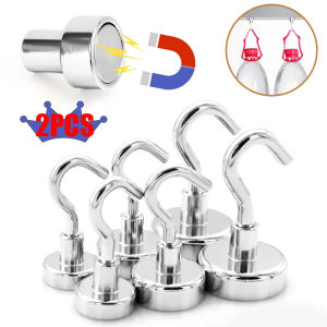 2 chiếc móc treo khả năng chịu tải thực tế gắn tường móc nam châm mạnh mẽ tổ chức Lưu trữ nhà bếp treo cốc chìa khóa áo khoác