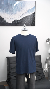 Áo phông nam nữ trơn Cotton SUN Màu Xanh Than mẫu đơn giản trẻ trung Menswear Cổ Tròn