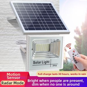 HAOXIANGJIA | Waterproof Solar Brightness Outdoor Garden Light With Human Sensor