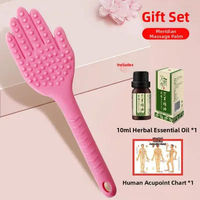 Silicone Acupoint Slap Board Back Thumping Massager Health Care Traditional Chinese Medicine Self Care Tool Hand Palm Slap