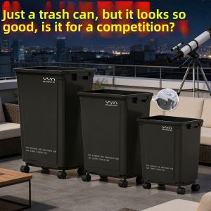 Moveable Large Capacity Commercial And Household Kitchen Use Waste Bin