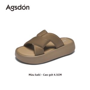 Agsdon | Dép Bệt Nữ Đế Dày Mềm Ngoài Trời