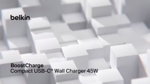 Củ Sạc Nhanh 45W Belkin Công Nghệ Gan PD 3.1 PPS Cổng USB-C Nhỏ Cho Smartphone Ipad Chính Hãng