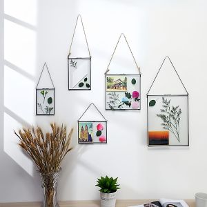 Vintage Iron Glass Photo Frame Photo Holder