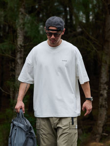 Áo Thun Broshood 25ss Dáng Rộng in Họa Tiết 3D Bằng Vải Sorona Mát Mẻ Mùa Hè Thường Ngày Cổ Tròn Tay Ngắn