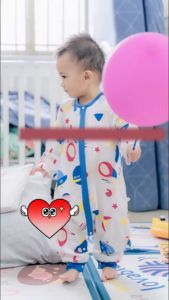 [MUA 1 TẶNG 1] Đồ ngủ liền thân điều hoà bằng vải sợi tre 2 lớp dùng cho bé từ nhỏ đến lớn của KUB