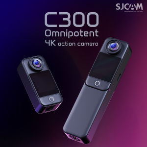 SJCAM C300 4K 6 แกนไจโรสโคปกีฬากล้อง WiFi นิ้วหัวแม่มือสัมผัสหน้าจอคู่ถ่ายทอดสดการขับขี่วิดีโอบันทึกรถจักรยานยนต์ขี่จักรยานกีฬา DV กล้อง
