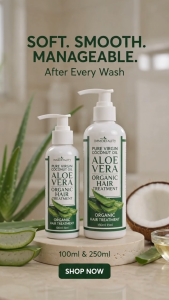Immortality Aloe Vera Rinse Conditioner 100ml/250ml – Moisturizing Care for Dry Frizzy Hair