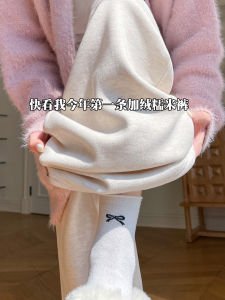 กางเกงขายาวทรงหลวมเอวสูงสไตล์เกาหลีสำหรับผู้หญิง กางเกงขายาวทรงหลวมสบายๆ ฤดูใบไม้ผลิและฤดูใบไม้ร่วง 2025 ใหม่ กางเกงขายาวทรงหลวมสำหรับผู้หญิง