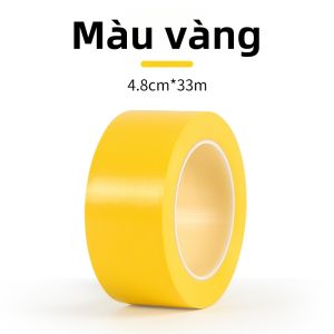 PINSHANGMEISU | Băng Dán Đánh Dấu Sàn Xưởng Đỏ Vàng Sọc