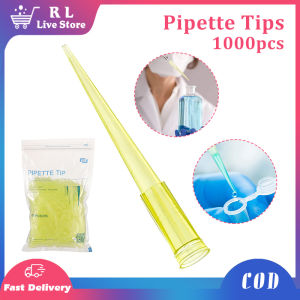 1000pcs Pipette Tips 200ul Plastic Liquid Pipette Pipettor Tips Universal Laboratory Supplies Clear Yellow