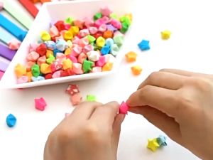 540pcs Origami Star Paper Strips Multicolor Lucky Star Paper Birthday Teacher Decoration Present DIY Star Shape Wishing Bottle Star origami Bottle Creative Student Gift Supplies