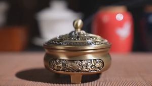 Incense Burner Alloy Incense Holder Sandalwood Bronze Insenso Burner For Insenso Sticks & Cones & Coil