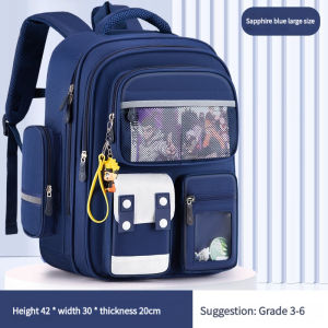 《Back to School Sales》Spine Protection Ergonomic Kids School Bag Waterproof Large Capacity Children’s School Backpacks (6-15Y) Reflective Strips Primary Students School Bag