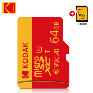 Kodak | Original KODAK C10 Microsd 32GB 64GB 128GB 256GB 512GB Memory Card TF Flash Card SDXC U3 Micro Sd Card with Adapter For Camera