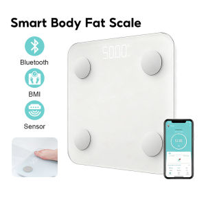MeeGoo Body fat scale เครื่องชั่งน้ำหนักอัจฉริยะ เชื่อมแอพได้ คำนวณ BMI วัดได้14ข้อมูล
