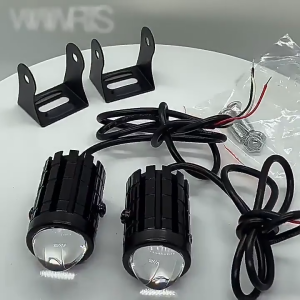 Mini Driving Light V1 20W 3 Wires Auxiliary Light Led Lights Fog Light for Motorcycle Cars Free Domino Switch