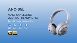 Picun ANC-05L Active Noise Cancelling Headphones with ENC Tech Wireless Bluetooth Headphones Over Ear Headsets 40H Playing Time