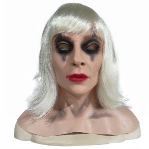 Anime Lady Jocer Women Clown Gaga Cosplay Costume Harley Outfit Women 2024 New Film Halloween Canarval Cosplay Dress Mask Suit