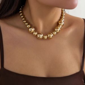 Ingemark Goth Lớn CCB Chuỗi Hạt Vòng Cổ Có Thể Điều Chỉnh Vintage Grunge Choker Phong Cách Khoa Học Viễn Tưởng Trang Sức Hợp Thời Trang Dành Cho Nữ Đảng Phụ Kiện