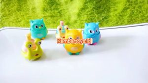 HY-783 1PCS MAINAN MOTORIK PRESS N GO SIPUT TURBO BURUNG LUCU HAPPY OWL WARNA RANDOM