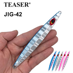 TEASER J42 Special Offer: Slow-Sinking and Slow-Shaking Lure Iron Plate 40g-110g Lead Bait Mackerel Bait and Bionic Bait