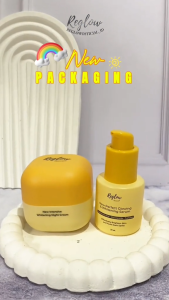 Reglow Whitening Serum Glowing Serum Wajah Pencerah Alami Glowing Wajah Serum Muka Melembabkan Anti Kering  Perfect Glowing and Whitening Serum - Membantu Mencerahkan dan Menyamarkan Flek Hitam & Noda Bekas Jerawat Membantu Merawat Kulit Lebih Cerah Rata