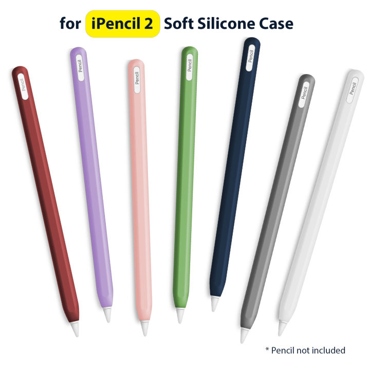 Silicone Pencil Case Non-slip Pencil Grip Holder Compatible with Apple ...