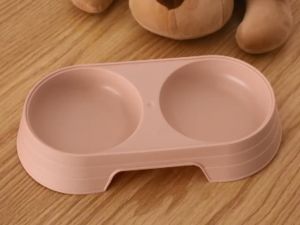 Dog Bowl Pet Feeder 2 In 1 Double Bowls Dog And Cat Drinking Bowl Food