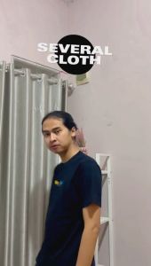 TShirt Cowok Several Introvert Baju Kaos Pria Dewasa Distro Terbaru 2023 Keren Combed 30s Sage Green
