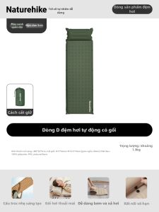 NatureHike | Đệm Hơi Tự Động Bơm Dành Cho Ngoài Trời Và Nhà Cư Dụng Di Động