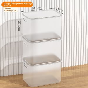 XINGYOU | Transparent Home Storage Box For Toys Snacks Clothes