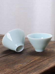 Bộ Cốc Trà Gốm Sứ Phong Cách Cổ Điển Đơn Sắc Trà Đạo Cốc Trà Nhỏ Dùng Tại Nhà Đơn Giản Cốc Trà Gốm Sứ Cốc Trà Cốc Trà
