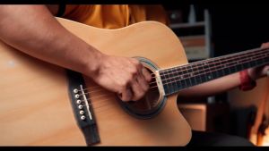 Kazuki KZ-41C Acoustic Guitar กีต้าร์โปร่ง รุ่น KZ41C ขนาด 41 นิ้ว ทรง Dreadnought แถมฟรีกระเป๋า ปิ๊ก คาโป้