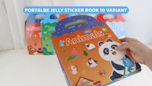 Beringin Toys Portable Jelly Sticker Book / Mainan Anak AC / Mainan Edukatif