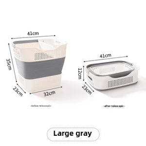 Jujiajia Large Capacity Dirty Clothes Basket Laundry Basket Storage Rack For Home Clothes Basket Dirty Laundry Changing and Washing Storage Fantastic