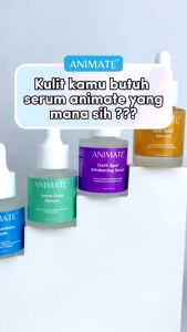 Animate Whitening Facial Serum 20 ml Original - DARK SPOT - ACNE CARE - RICH NUTRITIUM - VIT C - 24K GOLD