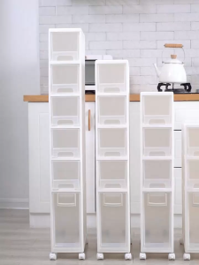 Slim Storage Cabinet - Space Saving / Kitchen / Bathroom /  Living Room / Organizer / Drawer