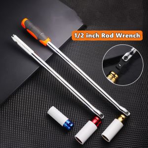 1/2 F Rod Wrench Socket 10 15 18 Torque Wrench Long Force Bar Activity Head Strong Lever Steering Handle Repair Tool