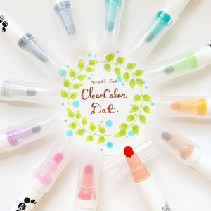 Colorful Double-Headed Watercolor Dot Pen Zig TC-6100 round Bar Student Supplies Business Culture Goods Drawing Tools