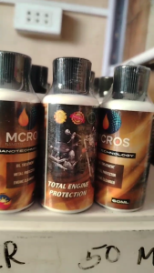KT- MCROS Nanotech Oil Additive Engine Treatment & Metal Protector for Gas & Diesel Engines (60ml/250ml/1L)