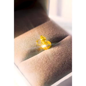 MJ Jewellery 3D 999.9/24K Pure Gold Mini Gourd Pendant B803