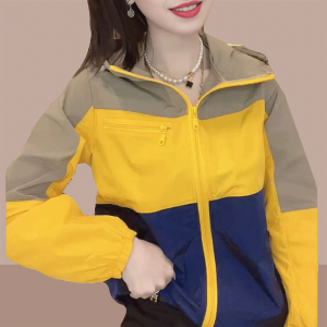 Shalldoer | Color Block Spring Hooded Jacket