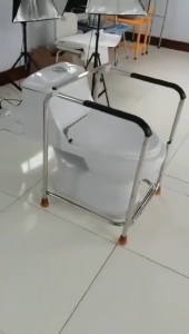 (COD)Adjustable Width Toilet Handrail power-assisted toilet rack punch-free safety anti-slip raili