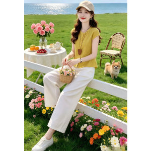 Shalldoer | Youthful Casual Short-sleeved Shirt and Wide-leg Pants Set Summer 2026