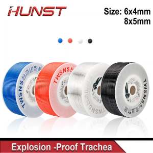 HUNST 20 Meters PU Tube Pneumatic Hose Compressor Explosion-Proof Air Tube 6X4mm 8X5mm Air Compressor Pneumatic Tube