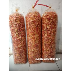 Kerupuk Seblak Pedas 500gram - Bahan Matt Hyget, Jatuh dan Flowly, Ringan dan Mudah Dibentuk, Lembut (9 pcs) - Ukuran 175x80cm (Plisket)