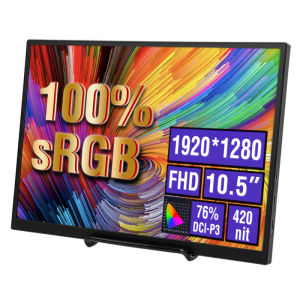 Anmite | Màn Hình Di Động Anmite 10.5 Inch Độ Phân Giải 1280P HDR Màn Hình IPS Giảm Ánh Sáng Xanh Kết Nối USB-C Dùng Cho Xbox PS4/5 Switch Điện Thoại Di Động PC Máy Tính Xách Tay Làm Màn Hình Mở Rộng
